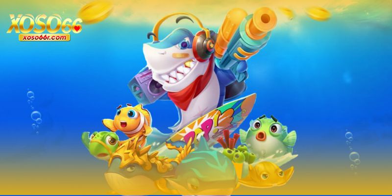 Sảnh bắn cá XOSO66 kết nối với các trò chơi slot, xổ số và casino